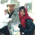 The Schmidt's at Ground Zero during Christmas after 9-11